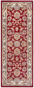 Hanse Home, Kusový koberec Luxor 105642 Reni Red Cream, 80x240, červená, obývacia izba
