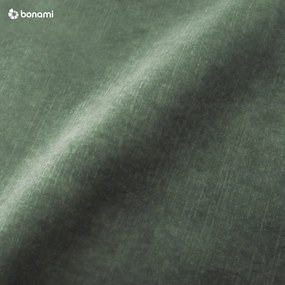 Zelenosivá zamatová podnožka Adagio - Scandic