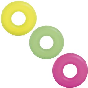 Plavecký kruh Neon, priemer 91 cm – 3 farby, INTEX 59262, ružový