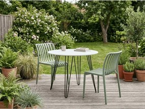 Plastová stolička TREGO, zelená