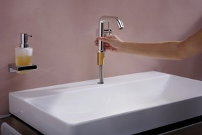 Hansgrohe Tecturis S, páková umývadlová batéria 110 Fine CoolStart EcoSmart+ s odtokovou súpravou, chrómová, HAN-73320000