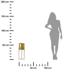 Kvetinový stojan Swen 55 cm zlatý