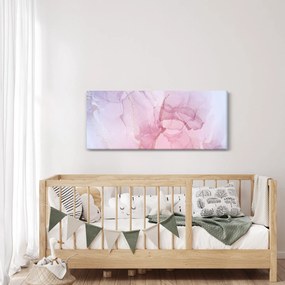 Obraz - Ružové škvrny (120x50 cm)