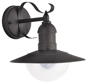 Brilagi - Vonkajšie nástenné svietidlo MOLDE 1xE27/60W/230V IP44 čierne