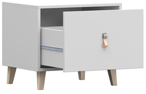 Nočný stolík FALCO - biely