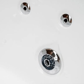 BPS-koupelny Hydromasážna vaňa DIABLO 666 II 180x150 s ohrevom vody