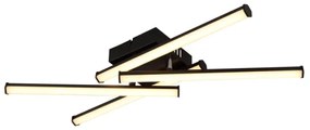 Globo 67342-24 - LED Stropné svietidlo KIRINA LED/24W/230V 3000K čierna