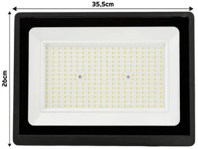 BERGE LED reflektor 200W - 2v1 - studená biela