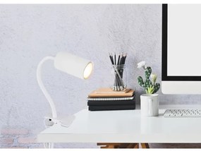 Globo 57911KW - Flexibilná lampa s klipom ROBBY 1xGU10/25W/230V biela