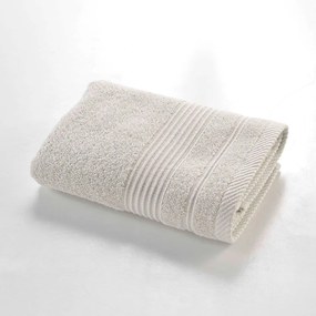 Béžový froté bavlnený uterák 50x90 cm Tendresse – douceur d'intérieur