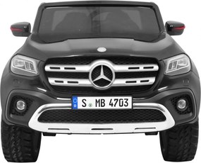 Ramiz Mercedes Benz X-Class pre deti Čierna Pickup + Pilot + pohon 4x4