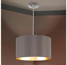 Eglo 55269 - Luster na lanku MASERLO 1xE27/60W/230V hnedá