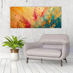 Obraz - Maľba poľa (120x50 cm)