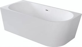 Besco Akrylátová voľne stojaca rohová vaňa Zoya 150x75 (170x80) biela BESCO-Typ výpuste: Click-Clack s prepadom, grafit, BESCO-Rozmery: 170x80, BESCO…