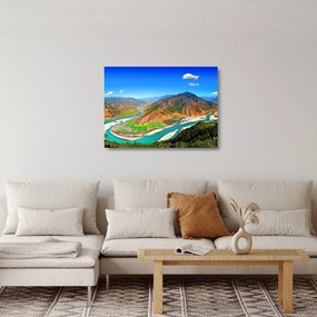 Sklenený obraz - River Yangtze (70x50 cm)