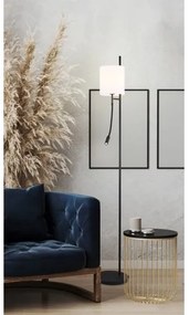LED Stojacia lampa TOKYO 1xE27/40W/230V + LED/3W čierna/biela