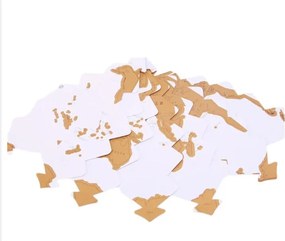 Stieracia mapa 3D glóbus puzzle