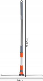 Teleskopická stierka strieborná