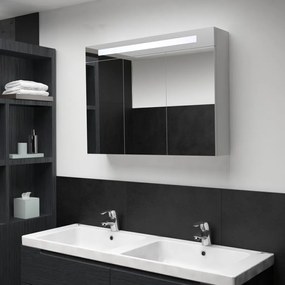 LED kúpeľňová zrkadlová skrinka 88x13x62 cm