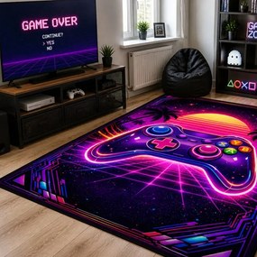 Protišmykový herný koberec Retro Pad