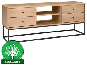 TV stolík Logan borovica morená dub