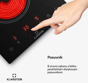 Klarstein VariCook Domino, indukčná varná doska, 2 platničky, 3000 W