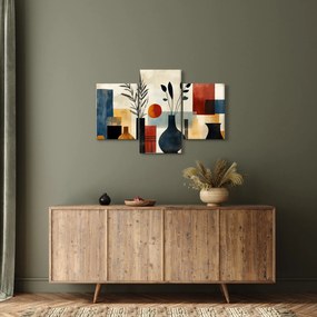 Obraz - Kubistické vázy (90x60 cm)