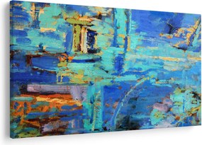 Obraz - Abstraktné olejomaľba (90x60 cm)