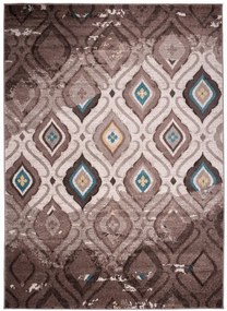 Koberec Sumatra H109A Geometric hnedý, tmavo béžový