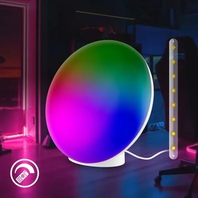 Brilo - LED RGBIC Stmievateľná nabíjacia stolná lampa TARA LED/6W/5V Wi-Fi Tuya+DO