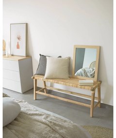 Lavica v prírodnej farbe Beida – Kave Home