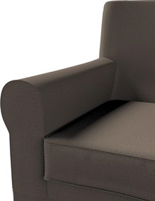 Poťah na kreslo Ektorp Jennylund farba produktu hnedá látka zapletaná