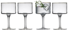 Súprava 4 pohárov na gin &amp; tonic Lyngby Glas Palermo, 320 ml