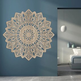 Drevený obraz na stenu mandala v tvare slnka | SENTOP HDF0319-B