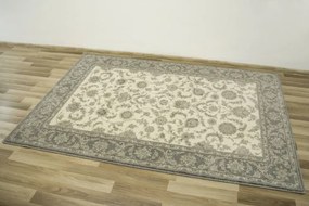 Koberec Ornament Isfahan Anafi Len béžový / krémový