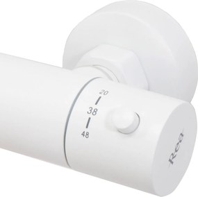 Rea Lungo, sprchová súprava s termostatickou batériou, biela, REA-P6608