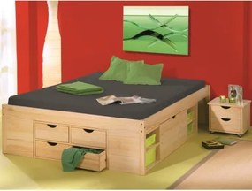 Úložná posteľ s nočnými stolíkmi Claas 160x200 cm%