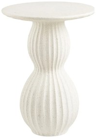 Kamenný okrúhly odkladací stolík ø 40 cm Newtown – House Nordic