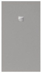 VILLEROY &amp; BOCH Planeo obdĺžniková sprchová vanička akrylátová, s technológiou RockLite, štandardný model, protišmyk (A), 1800 x 1000 x 48 mm, Nature Grey, UDA1810PLA2V-3N