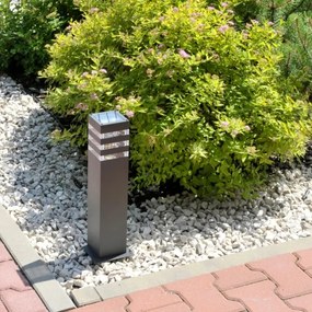 Vonkajšia lampa TEKSAS 1xE27/12W/230V IP44 44 cm antracit