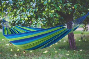 Bluegarden Bluegarden, hojdacia sieť Hammock 1-miestna, zelená, OGR-00428