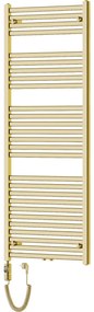 Mexen Hades, elektrické vykurovacie teleso 1500 x 600 mm, 600 W, zlatá lesklá, W104-1500-600-2600-50