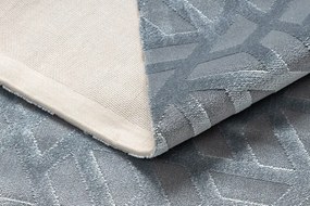 Koberec PEARL 51320D geometrický / štrukturálny, sivý