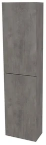 Mereo, Mereo Aira, kúpeľňová skrinka 170 cm vysoká, pravé otváranie, Multidecor, Betón tmavosivý, MER-CN794PNBET2
