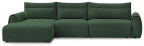 Tmavozelená rohová pohovka Aden – Bobochic Paris