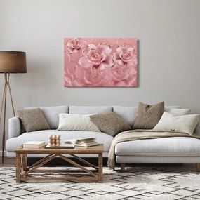 Obraz - Kvetinový dekor (90x60 cm)