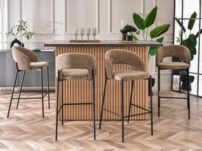 Stolička Gustav (béžová + čierna). Akcia -23%. Vlastná spoľahlivá doprava až k Vám domov. 1110694