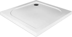 Polimat Štvorcová akrylátová sprchová vanička Tenor 80x80 (90x90) POLIMAT-Farba: Biela, POLIMAT-Rozmery: 90x90