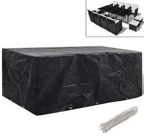 Prikrývka na záhradný nábytok polyratanový set pre 8 osôb 229 x 113 cm-