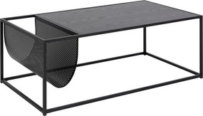 XXXLutz KONFERENČNÝ STOLÍK, čierna, kompozitné drevo, 110/60/40 cm - Stolíky do obývačky - 001749054001